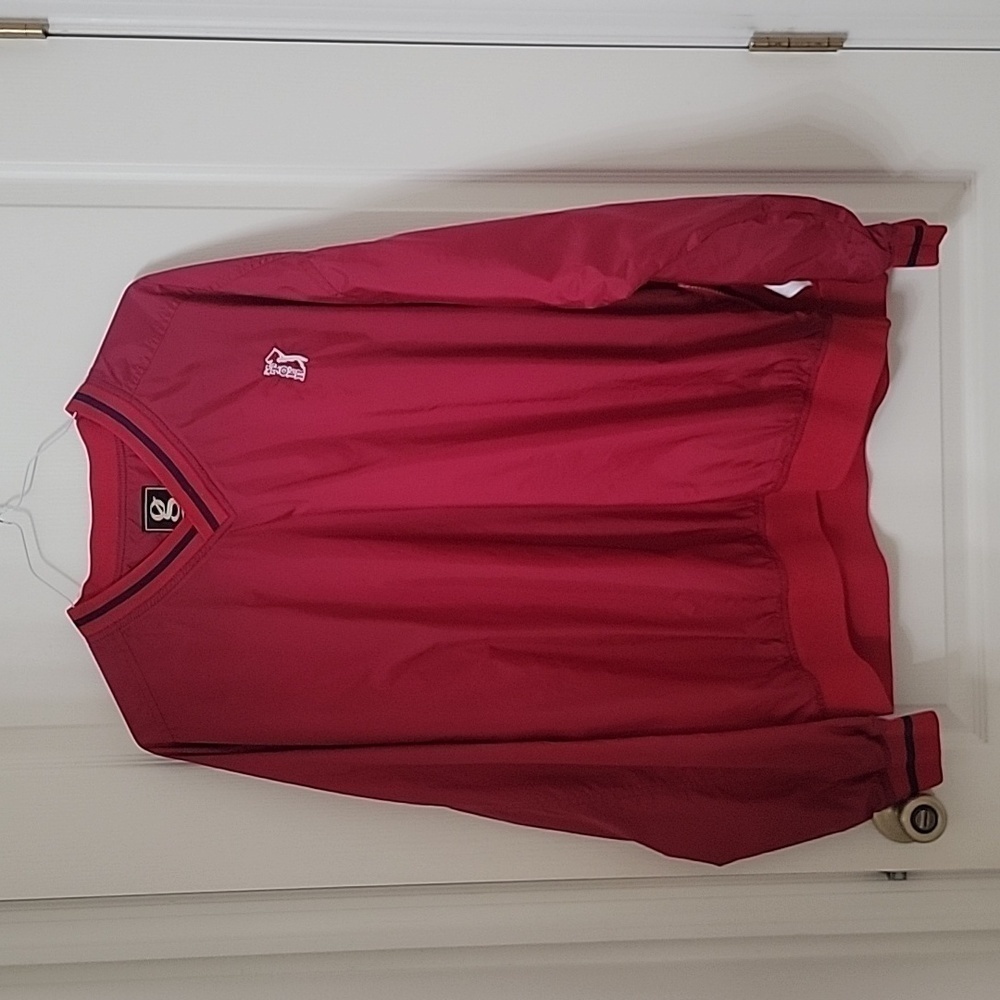 Gear for Sports Size XL PGA Pullover V-Neck Long Sleeve Windbreaker, Side Zipper